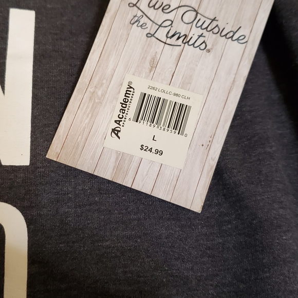 LOL | Women's gray with animal-print and white text graphic sweater. NWT - Picture 7 of 7